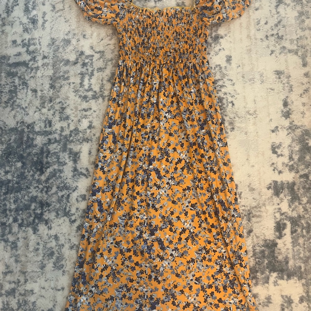 Floral Off-Shoulder Maxi Dress